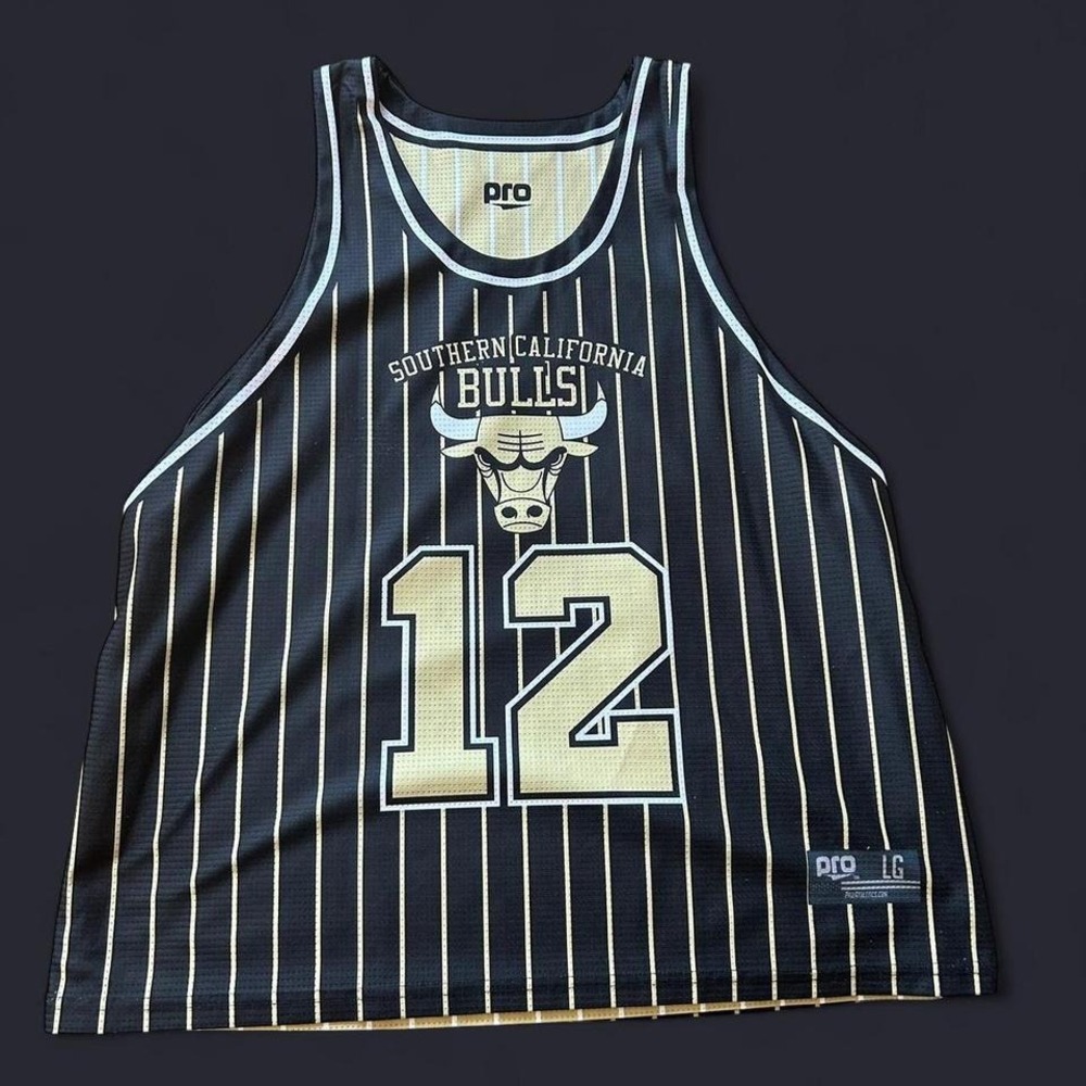 Black‎ and gold Southern California Bulls basketball jersey